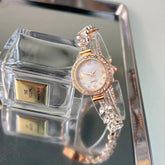 Affordable Luxury Diamond - embedded Free Adjustable Bracelet Quartz Watch - Show Gadgets